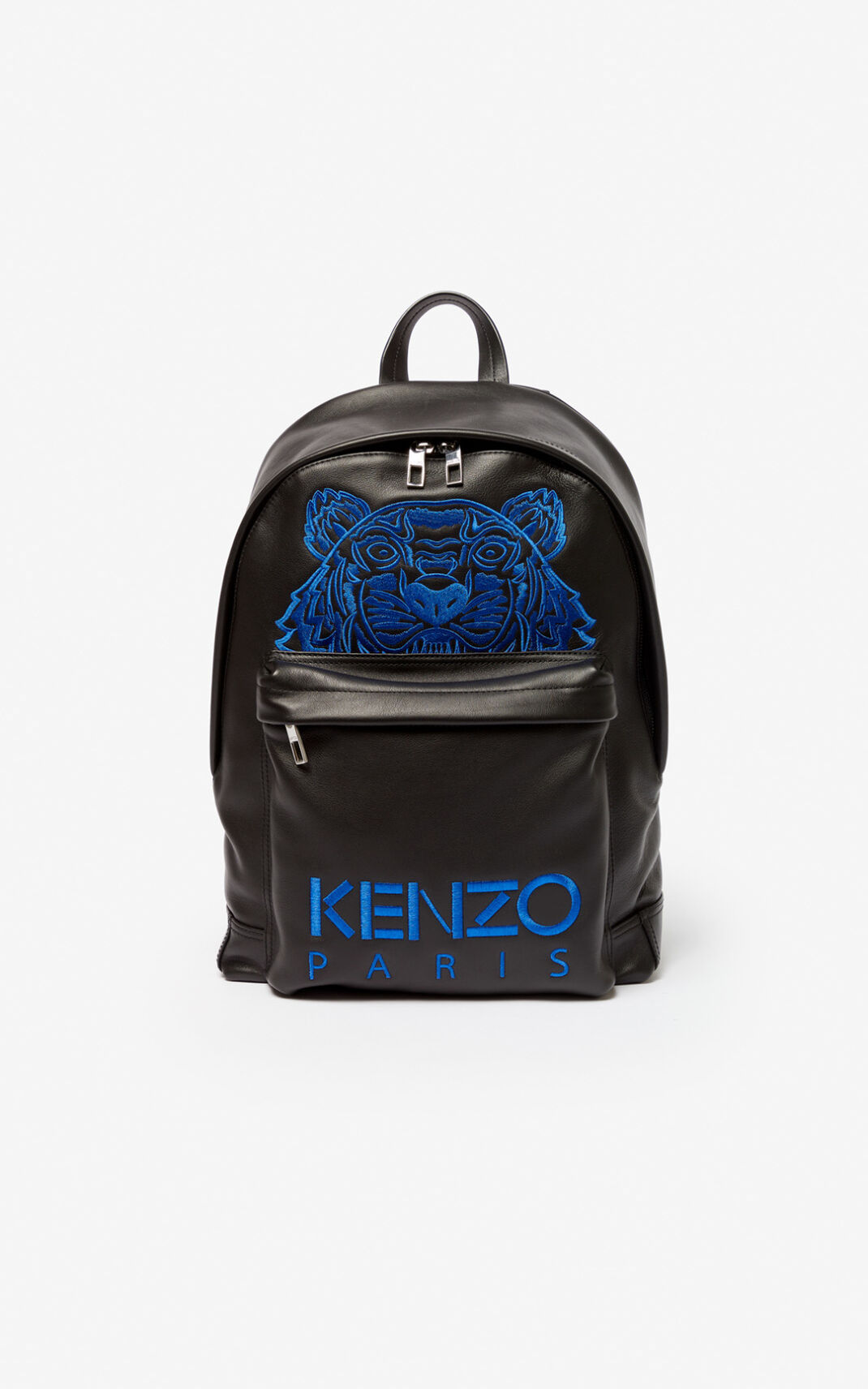 Mochila Kenzo Tiger Couro Feminino - Pretas | 370IHKZSN